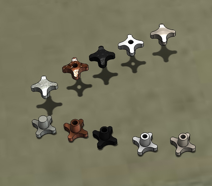 带设计表的手柄